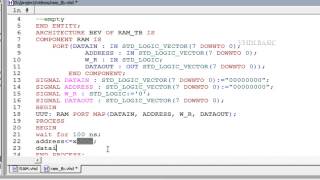 VHDL BASIC Tutorial  TESTBENCH [upl. by Eimirej]