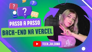 Aprenda a Hospedar sua API Nodejs na Vercel de Graça e em Minutos [upl. by Dhiren8]