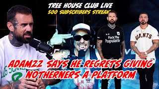 THC Live Adam22 quotRegrets Giving Northerners a Platformquot [upl. by Olimac]