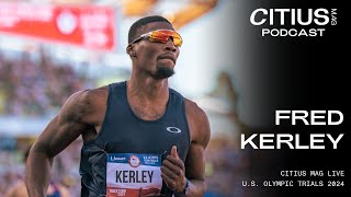 Fred Kerleys Big Bet On Himself Pays Off Qualifies For Paris Olympics In 100 Meters [upl. by Rihsab513]