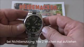 Automatikuhr aufziehen Tipp automatic watch [upl. by Macnair]