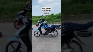 AEROX PAROPO NAULI VS MIO GHOIB 250 CC STREET RACE VIDA BEKASI [upl. by Nosreve]