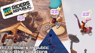 Riders Republic  All 13 Secret Relic Bikes  Locations [upl. by Nylyaj]