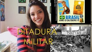 Resumo de História DITADURA MILITAR Débora Aladim [upl. by Aierdna719]