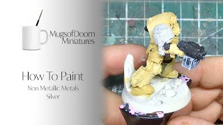 How To Paint Non Metallic Metal Silver [upl. by Sliwa574]