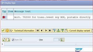 SAP Error Error Message No  M7109  Acct792000 for transevent key BSX Postable directly sap [upl. by Angel]