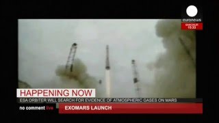 LIVE Exomars mission ESA spacecraft blasts off bound for mars Baikonur cosmodrome [upl. by Alger646]