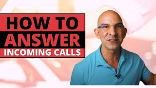 Customer Service Training  How To Answer Incoming Calls [upl. by Yelrihs]