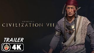 CIVILIZATION 7 Official Tecumseh Trailer 2024 4K UHD [upl. by Ettedanreb]