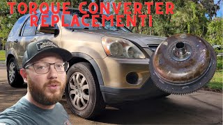 Honda CRV Torque Converter replacement 20022006 [upl. by Berner]