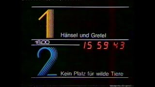 Heiligabend 1979 ORF FS 1 quotgeteiltequot Programmtafel  Ansage [upl. by Cathee]