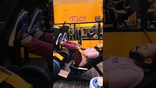 Leg press 250 kg💥💯🏋️ Workout Trending 💥💯📷100k view YouTube 💥💯📷shorts [upl. by Ettenoj]