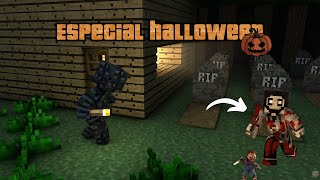 ESPECIAL DE HALLOWEEN 🎃 MINECRAFT Encuentro algo sorprendente 😱 [upl. by Ellesirg]