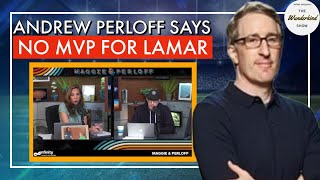 Andrew Perloff from InfinitySportsNet says if Lamar earns the MVP he should not win it 1269 [upl. by Christi506]