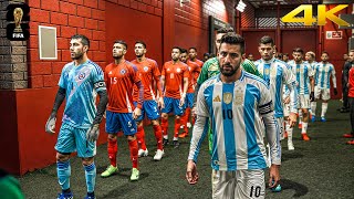 Argentina vs Chile  FIFA World Cup 2026™ Qualifiers  4K [upl. by Assina956]