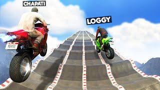 USING HACKS TO WIN NOOB VS PRO MEGA RAMP RACE [upl. by Ierna]