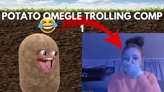 POTATO OMEGLE TROLLING COMPILATION PART 1 [upl. by Elay]