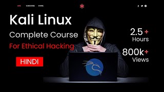 Kali Linux Full Course in Hindi  Kali Linux For Ethical Hacking  Linux Full Course For Beginners [upl. by Ahsinav]