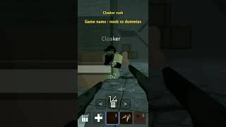 CLOAKER roblox dummiesvsnoobs [upl. by Lanaj]