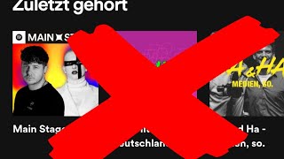 Spotify zuletzt Gehört Verlauf anzeigen amp löschen Anleitung [upl. by Reena764]