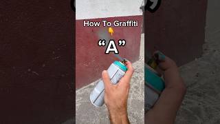 How to easy graffiti letter “A” graffiti [upl. by Grane]