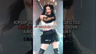 Kpop Idols who rejected big companieskpoptrendingfypシ゚viralyoutubeshortsshortsviewsedit [upl. by Ahsinauj]