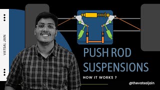 Pushrod Suspension geometry  How pushrod suspension works   Formula 1 Suspensions [upl. by Alveta376]