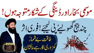 Mosami Bukhar Aur Dengue Ke Shikar Mutwajah Hon  herbal treatment for fever  ubqari [upl. by Petulia]