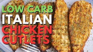 Low Carb Italian Chicken Cutlets  Low Carb Dinner Recipes  Dinner Recipes for Diabetics [upl. by Muller]