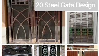 Simple Steel Gate Designs  20 Steel Gate Design trending [upl. by Orva]