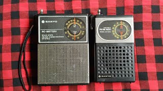 Sanyo RP 5115U Sanyo RP 5050 Mw Comparison 999khz Radio Rossii [upl. by Fannie671]