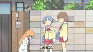 日常 Nichijou ep 22 part 96EPIC DOG ATTACK HD SUB [upl. by Namwob]