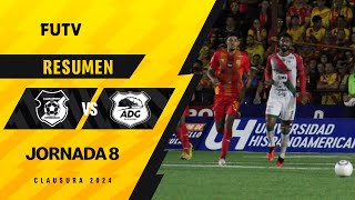 Resumen Herediano 21 Guanacasteca  Jornada 8  Clausura 2024 [upl. by Amocat685]