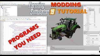 FS19  FS22 MODDING Tutorial 1  Programs you need for modding [upl. by Yousuf]