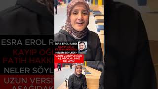 Esra Erol RABİA Neler Söyledi esraerol canertoygar sondakika rabia fatihaydin atv sonbölüm [upl. by Sarchet]