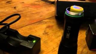 Outlite Flashlight amp Rechargeable Flashlight Battery w Charger [upl. by Floss]