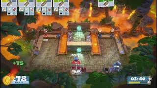 Overcooked All You Can Eat The Ever Peckish Rises Level 21 Two Players Three Stars [upl. by Ahsyas]