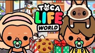 toca life world os meus filhos fizeram uma cartinha para o papai noel☃️🍪🎁 [upl. by Ahsiym]