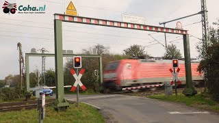 Bahnübergang Rees Haldern 😍4K😍  German railroad crossing  Duitse Spoorwegovergang [upl. by Willett703]