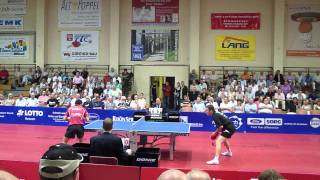 Jan Ove Waldner VS Yang Li  TTC RS Fulda Maberzell 1 Bundesliga Saison 201112 [upl. by Rasaec]