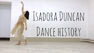 Isadora Duncan  History of modern dance [upl. by Hpeseoj]