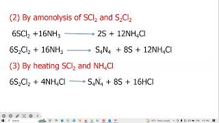 Tetra sulphur tetra nitrideCHEM401Inorganic polymersBSc IV [upl. by Ariaes]