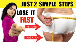 How To Lose Hip Fat  Thigh Fat  Butt Fat  How To Lose Fat On The Hips And Thighs Fast [upl. by Tekcirk788]