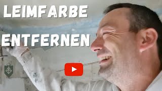 Die beste und einfachste Methode Leimfarbe zu entfernen  Kurzvideo [upl. by Wiles]