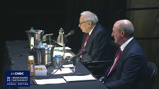 Warren Buffett says Greg Abel will make Berkshire Hathaway investing decisions when hes gone [upl. by Adekahs]