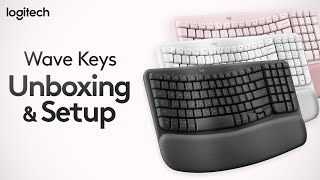 Logitech Wave Keys Unboxing and Setup [upl. by Whitney]