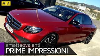 Nuova Mercedes Classe E 2016  Prime impressioni [upl. by Allehcim]