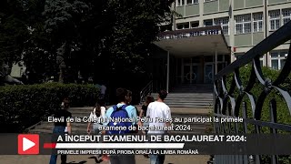 A început examenul de Bacalaureat 2024 Primele impresii după proba orală la Limba Română [upl. by Nicodemus]