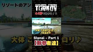 【EFT】44秒でわかる！？ Signal  Part 1 shorts [upl. by Moria]