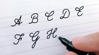 Cursive Writing  Letters A to Z  For Beginners  Worksheets to Improve Handwriting [upl. by Lilaj348]